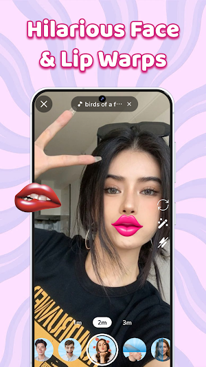 Lip Pose: Funny Face Filter Screenshot 2