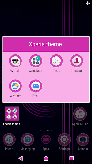 electric purple | Xperia™Theme Screenshot 3