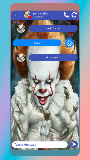 Creepy Pennywise ☎️ Calling Me - Scary Prank Call Screenshot 2