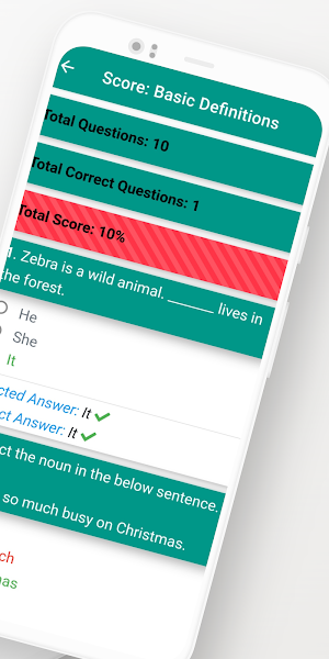 Grammar Pro: Basics & Tests Screenshot 2