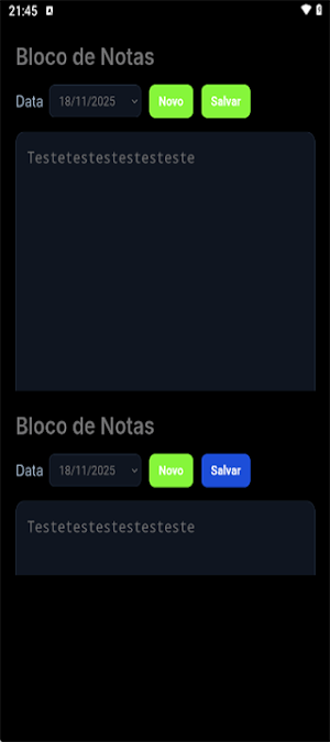 Bloco de Notas Screenshot 0