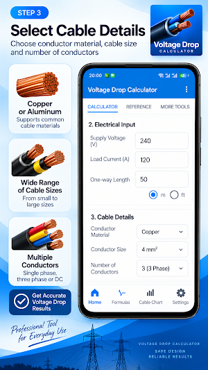 Voltage Drop Calculator Screenshot 2