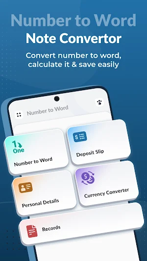 Number To Word Note Converter Screenshot 0