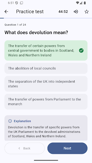 Citizenship Test Prep 2026 Screenshot 1