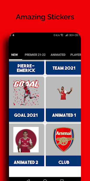 Gunners Stickers Not Official Screenshot 2