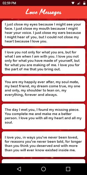 Love SMS Messages & Background Wallpaper screenshot 8
