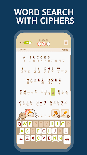 Cryptogram Puzzles Screenshot 3