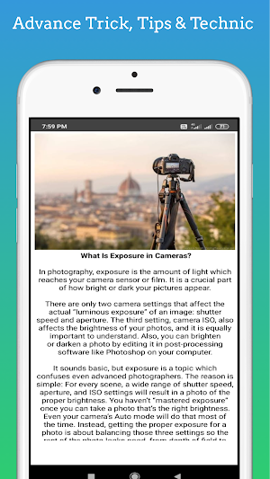 Photography Course : Learn Photography : portrait Screenshot 1