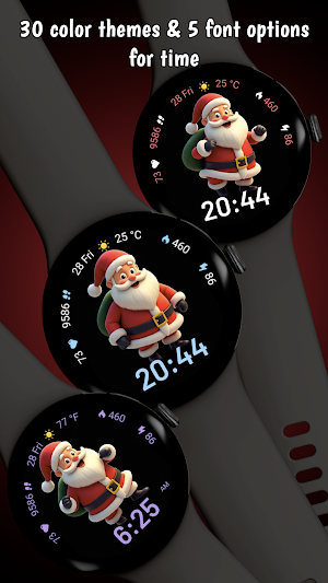 Dancing Santa - Animated WF Screenshot 3