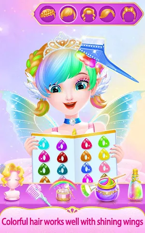 Sweet Princess Fantasy Hair Salon Screenshot 1