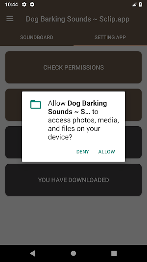 Dog Barking Sound Collections ~ Sclip.app Screenshot 1