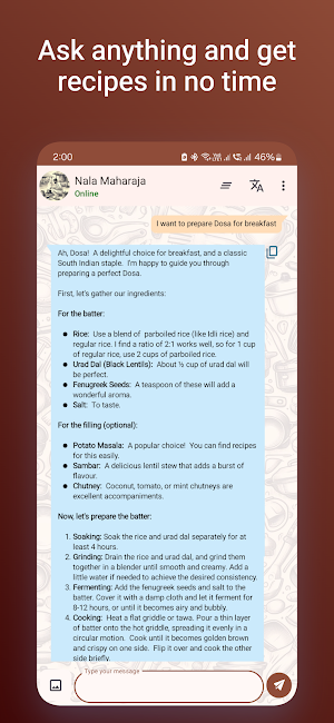 Nala Maharaja - Cooking Expert Screenshot 1