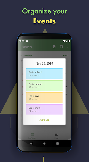 Holiday Calendar Screenshot 2