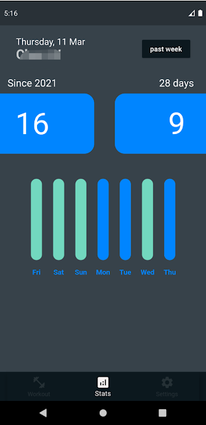 Everyday workout resolution Screenshot 0