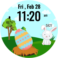 Easter Bunny Smiles Watch