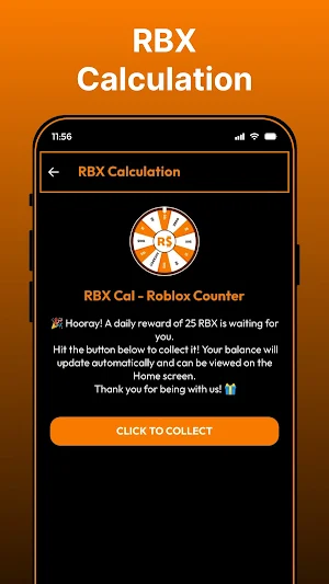 RBX Counter Pro- Spin & Earn Screenshot 1