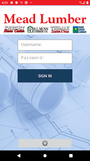 Mead Lumber Web Track Screenshot 0