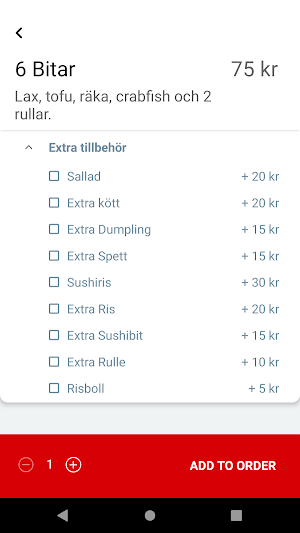 SushibarSE - beställ online Screenshot 3
