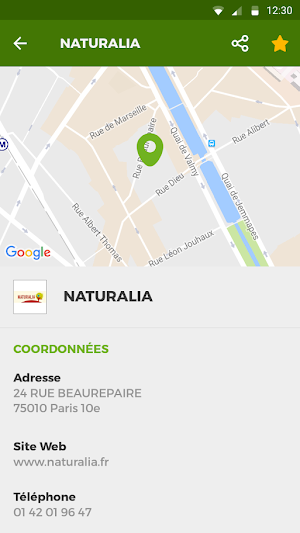 Annuaire Vert Screenshot 3