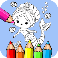 princess mermaid coloring game