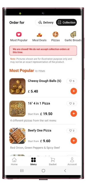 Square Pizza Stockport Screenshot 1