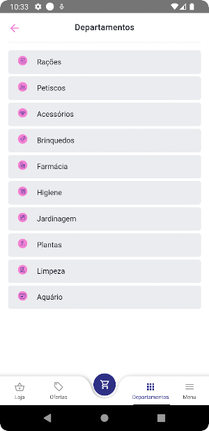 Patas e Pelos Pet Store Screenshot 1