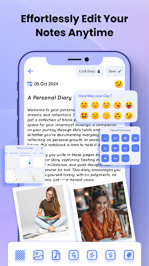 Diary Book - Secure Notebook Screenshot 1