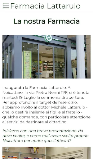 Farmacia Lattarulo Screenshot 2