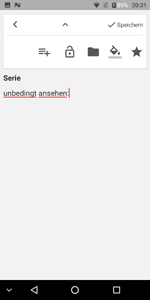 Notizen machen Notizbuch Screenshot 2
