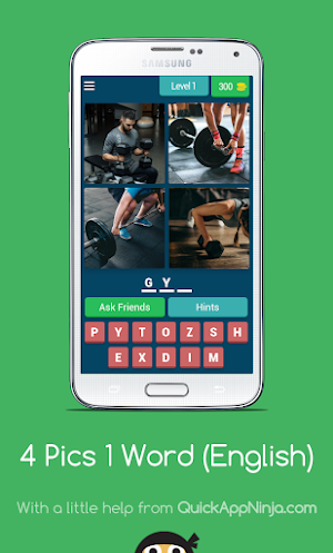 Smart Quiz : 4 Pictures 1 Word Screenshot 0