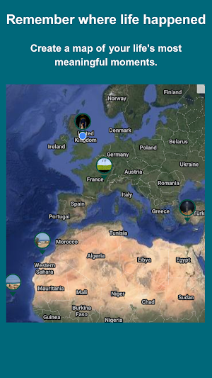 PinPoint: Your Memories Mapped Screenshot 0