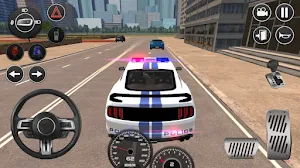 Mustang Police Car Driving Game 2021 Screenshot 0