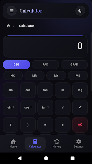 Scientific Calculator+ History Screenshot 2