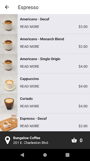 Bungalow Coffee Screenshot 2