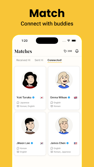 Bridge - Language Exchange Screenshot 1
