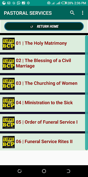 Anglican Book of Common Prayer Screenshot 2