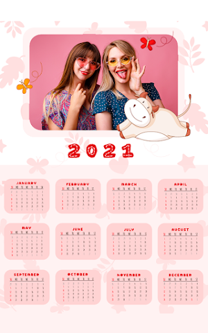 2021 Calendar Photo Frame 📆 Screenshot 1
