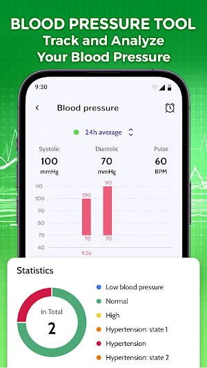 Blood Pressure: Pulse Tracker Screenshot 2