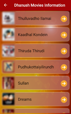 Dhanush Movies List,Wallpapers Screenshot 1