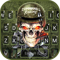 Skull Soldier Keyboard Theme