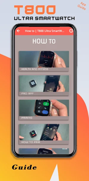 T800 Ultra SmartWatch Guide Screenshot 0