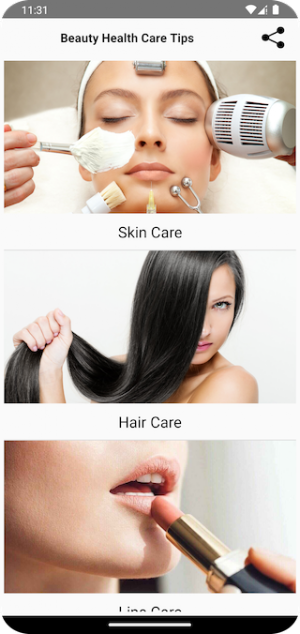 Beauty Health Tips Screenshot 0