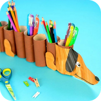 How to make organizer for school supplies