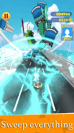 Rabbit Parkour-Subway runner rush race Screenshot 1