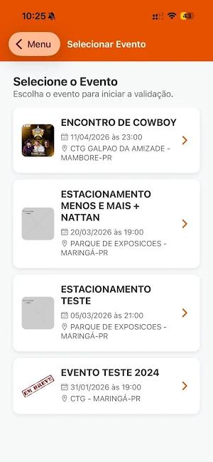 Inova Ingressos Screenshot 2