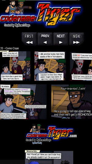 CodenameTiger Comic Screenshot 1