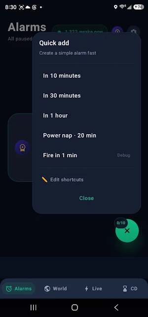 AlarmSphere: Global Timezone Screenshot 3