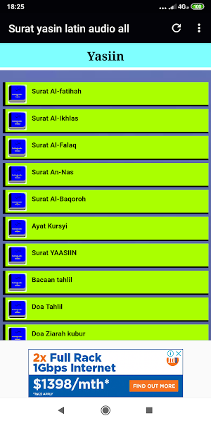 Baca Surat Yasin Latin Audio Screenshot 1
