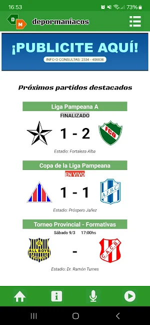 DeporMovil Screenshot 0
