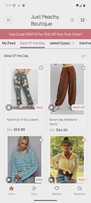 Just Peachy Boutique Screenshot 0